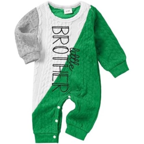 Newborn Baby Boy Romper Long Sleeve Outfits Jumpsuit Clothes Bodysuit One-Piece Romper