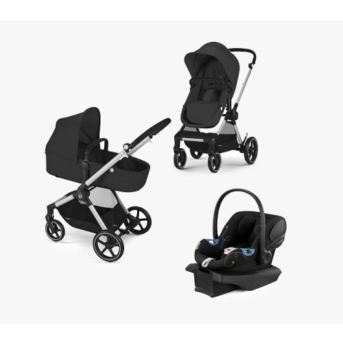 Cybex EOS 5-in-1 Travel System Silver Stroller & Aton G Infant Car Seat
