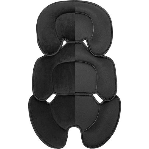 Universal Baby Seat Liner – Reversible Infant Car Seat Insert & Stroller Cushion – Head & Body Support for Newborns – All-Season Soft Pad for Swings, High Chairs, Travel – Gift-Ready, Machine Washable