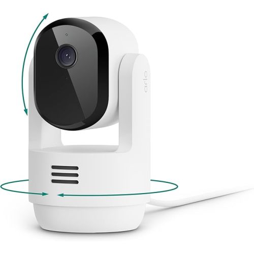 Arlo Essential Indoor Pan Tilt Zoom Security Camera 2K Wired - 1-Cam