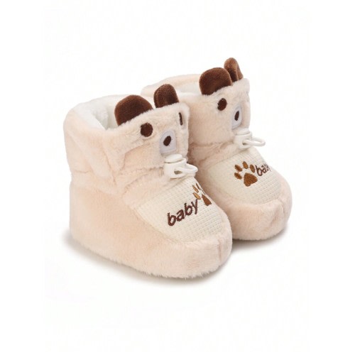 Thick Plush Winter Infant Shoes, 0-1 Year Old | SHEIN USA