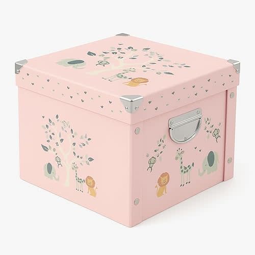 GroWings Baby Keepsake Box - Large Memory Storage for Newborns, Suitable for Boys and Girls, Strong, Durable, and Collapsible Gifts
