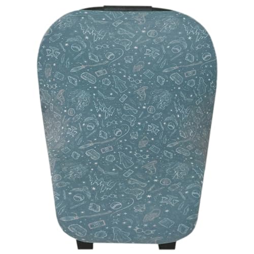 Copper Pearl Multi-Use Cover: Car Seat Covers, Nursing Cover, and Stroller Cover for Sun - Stretchy Fabric, All-Season Use, Stylish Designs, Easy Access for Moms - Hogwarts™