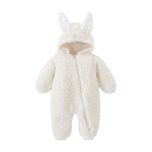 Bunny Hooded Outerwear Fleece Fabric - MyLoveHoney Baby Clothing