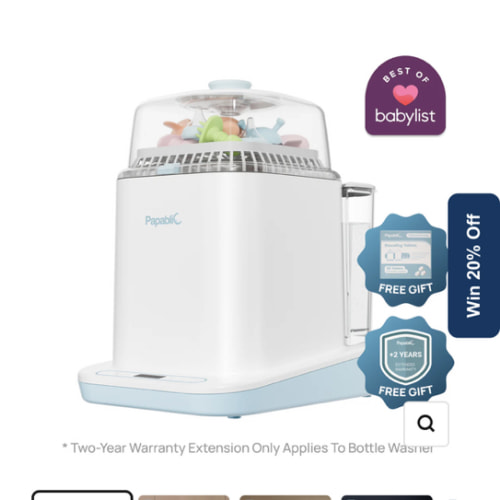 Baby Bottle Washer Sterilizer and Dryer All in One Bottle Cleaner