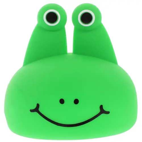 Healifty Phlegm Remover Chest Physical Cup Cartoon Silicone Frog Palm Chest Percussion Mucus Remove Cup for Baby Gas Relief 3.11 X 3.11 X 3.07 inch Green