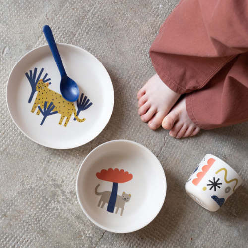 Illustrated Bamboo Kid Set - Sea