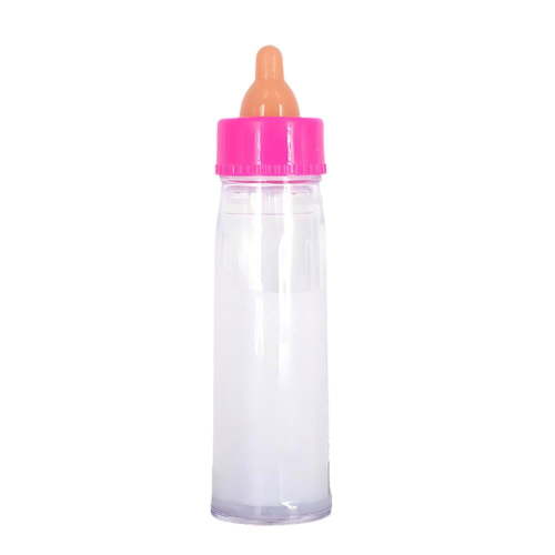 Dolls Juice Bottles Magic Milk Bottles with Pacifier Nipple Bibs Plastic
