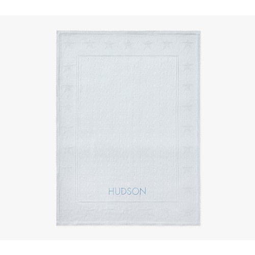 Star Pointelle Baby Blanket