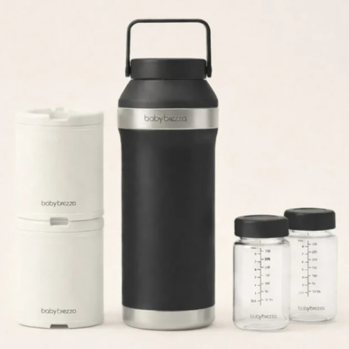All-day Breastmilk Portable Cooler – Baby Brezza - Black