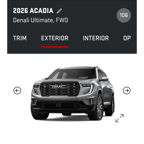2026 gmc acadia Denali Ultimate