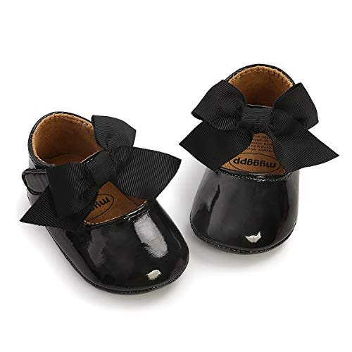 Miamooi Infant Baby Girls Mary Jane Shoes Bow Ballet Flats First Walkers
