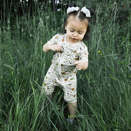 Magic-themed Shorty Bamboo Viscose Zippy Romper – FancyPrince