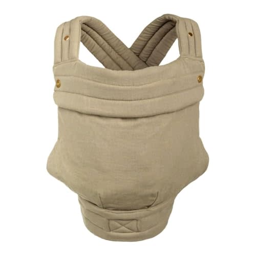 Mabē Monarch Ergonomic Baby Carrier - Premium Cotton Soft Structured Infant Carrier with Hip Healthy Design, 3 Carry Positions for Newborn to Toddler (7-35lbs) (Stone Sage)