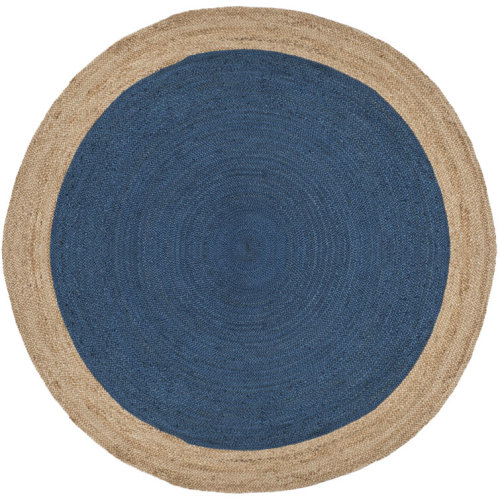 Alexina Natural Fiber Hand Woven Jute Solid Color Rug