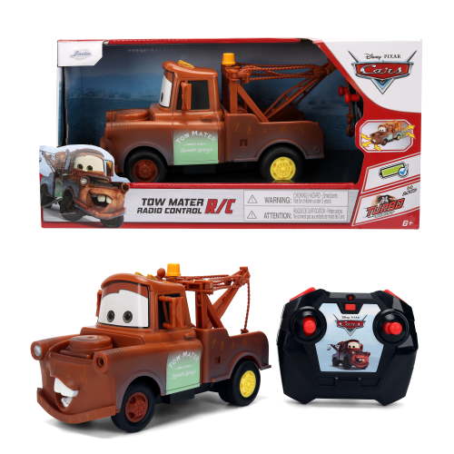 Jada Toys Disney Pixar Cars 1:24 Tow Mater RC Radio Control Cars