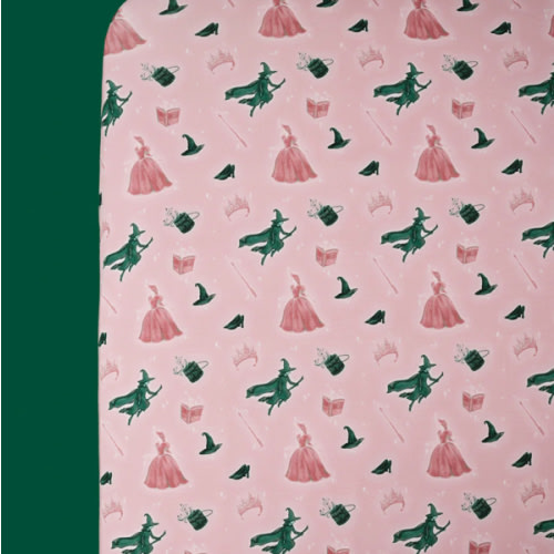 Good Witch Bad Witch Bamboo Crib Sheet