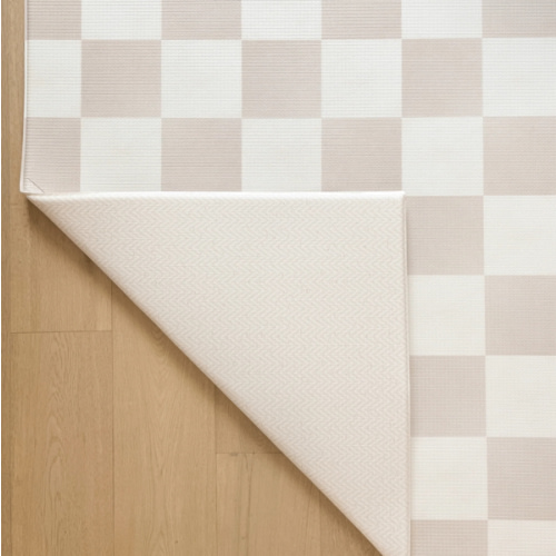 Ourson Padded Play Mat - Checkers & Herringbone