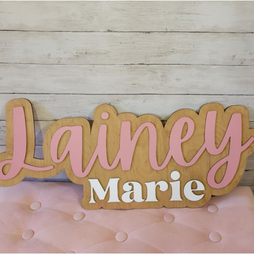 Nursery Wall Name Sign