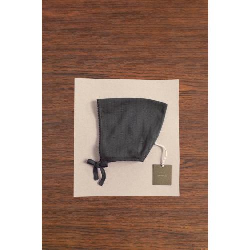 ZARA TIMELESS - POINTELLE KNIT BONNET - Anthracite grey | ZARA United States