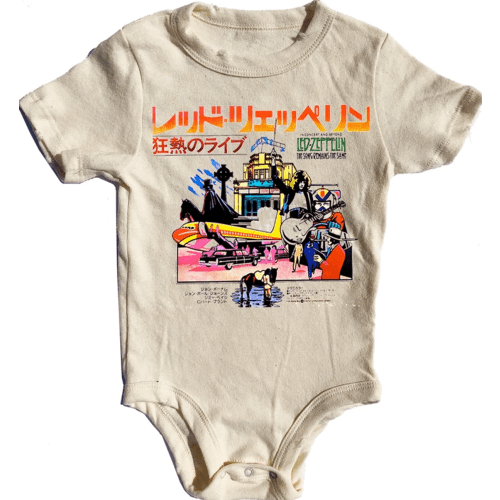 Led Zeppelin Rowdy Sprout The Song Remains the Same Onsie - Led Zeppelin