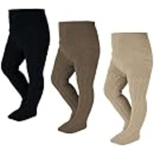 EPEIUS Baby Girl Tights Thick Cable Knit Leggings Stockings Cotton Pantyhose for Newborn Infant Toddler 3/4/5/6 Pack