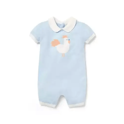Baby Bundle Blue Baby Rooster Romper by Janie and Jack