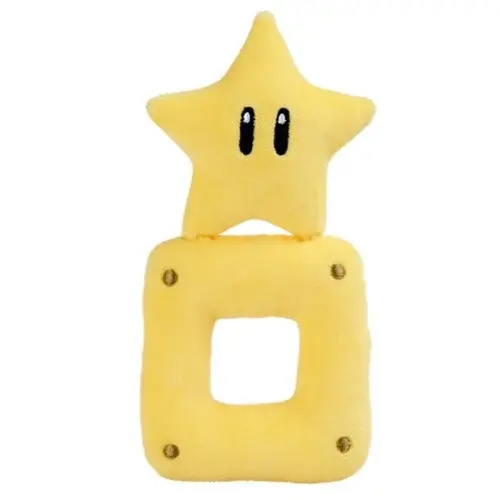Super Mario Bros. My Mario Super Star Plush Rattle