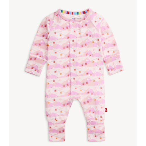 Magnetic Convertible Coverall | Pink Apres Chic (Size 0-3M)