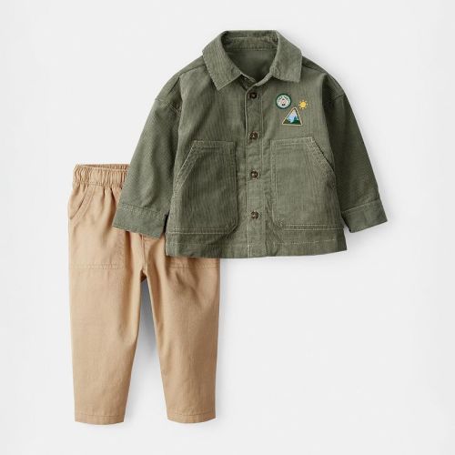 Baby Boy Carter's 2-Piece Button-Front Top & Pant Set