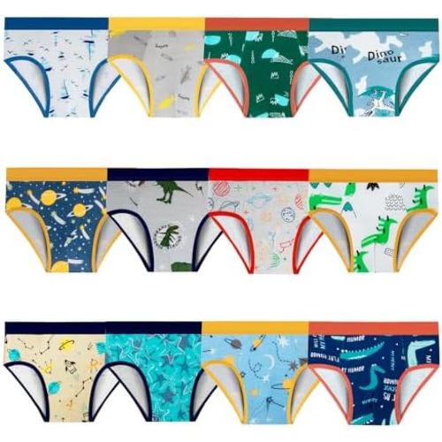 Toddler Underwear Boys Briefs for Boys Cute Cartoon,12 Pack