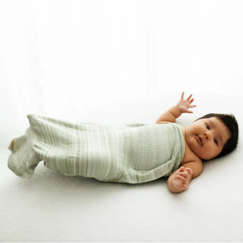 Bamboo Blend Mint Swaddle Sleep Sack - Small ( 6-12 pounds)
