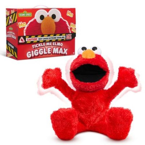 Sesame Street Tickle Me Elmo Giggle Max Interactive Plush Toy
