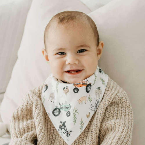 4 Pack Baby Bandana Bibs - Jo