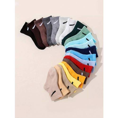6/10/20 Pairs Baby & Toddler Solid Color Candy Color Casual Mid-Calf Socks, Autumn/Winter | SHEIN USA