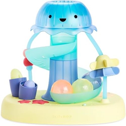 Skip Hop Seascape Musical Activity Ball Drop 2-Stage Cause & Effect Developmental Toy with Lights, Songs and Sounds Age 6m+