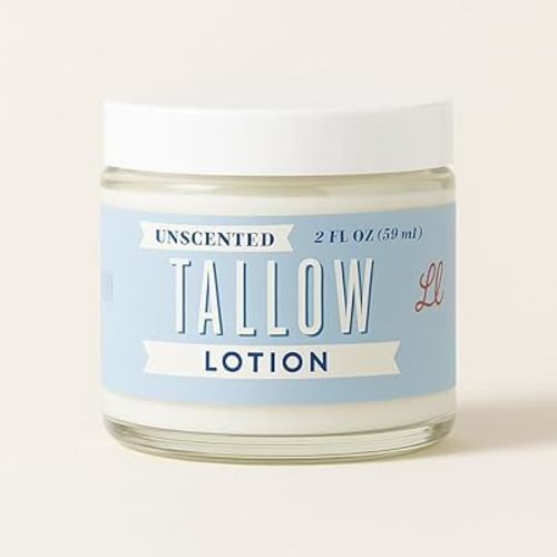 Lady May Tallow Unscented Tallow Lotion – Pure, Preservative-Free One Ingredient Moisturizer