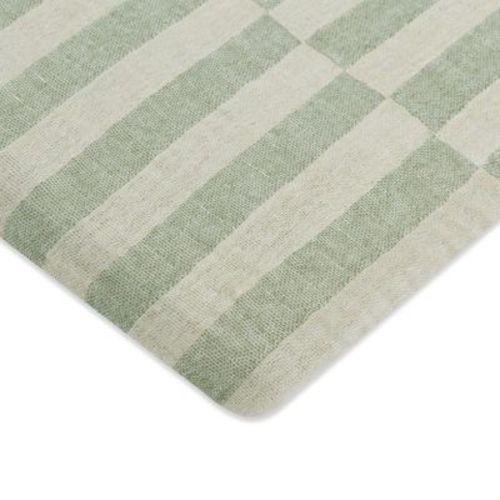Babyletto All-Stages Bassinet Sheet in GOTS Certified Organic Muslin Cotton - Moss Stripe