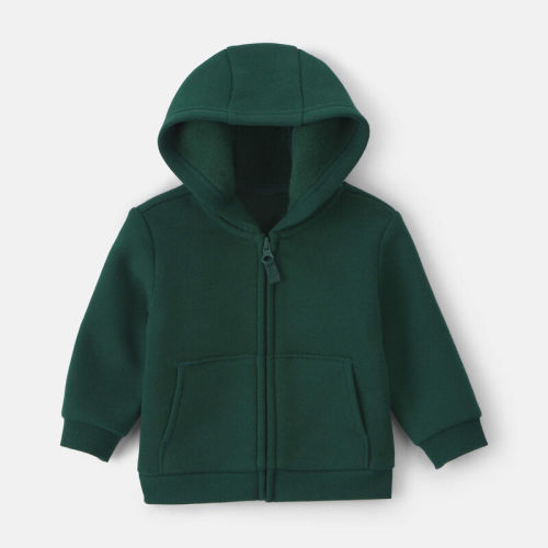 Baby Boy Fleece Zip-Up Hoodie - Green | Carter’s Oshkosh Canada