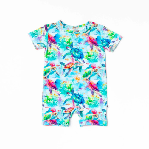 The Turtle Package Shortie Romper