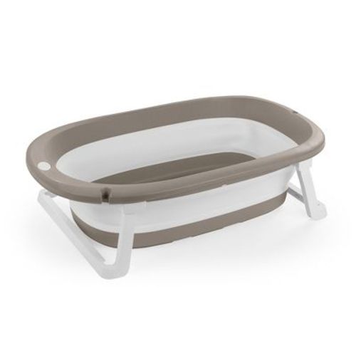 Dolu Nuve Foldable Baby Bathtub Collapsible Infant Bath Tub for Newborns, Grey