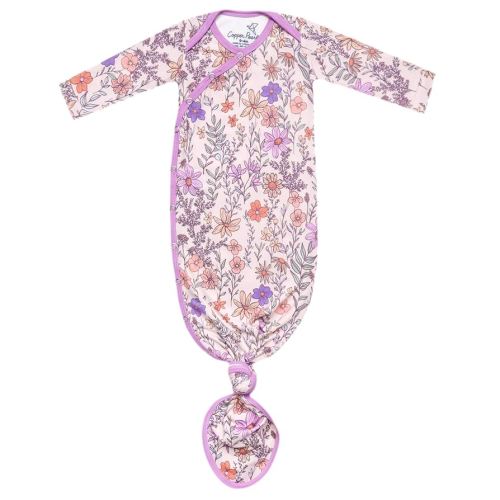 Newborn Knotted Gown "Flora" by Copper Pearl