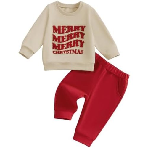 TheFound Toddler Girl Birthday Outfits Letter Print Crew Neck Long Sleeve Sweatshirts Top Long Pants 2Pcs Baby Girl Clothes