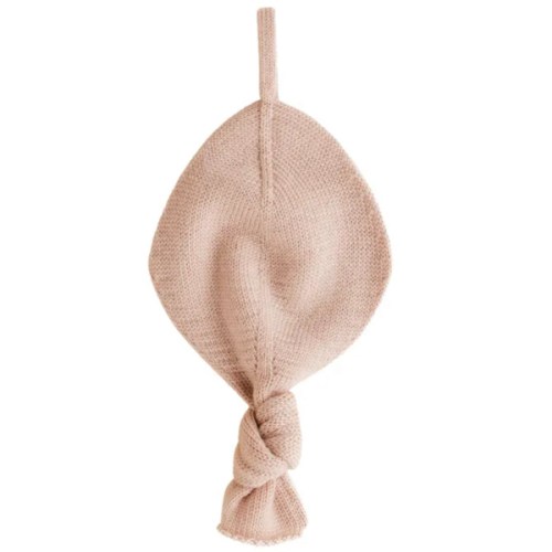 Titi Merino wool pacifier holder - Apricot | Smallable