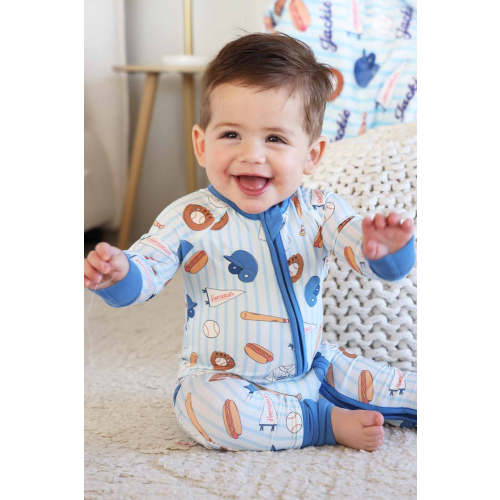 Ballpark Bros Convertible Zip Romper | Caden Lane
