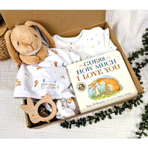 Guess How Much I Love You Baby Gift Set | Newborn Gift Box/ Bunny Gift box baby, baby gift, baby boy gift box, baby girl gift box