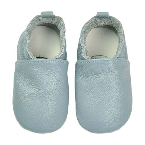 MEZZALL Crawling Shoes Baby First Walking Shoes Girls Boys Slippers Crawling Shoes Baby Shoes Soft Leather With Suede Soles Leather Shoes Newborn 0 2 Years Breathable Footwear, Light Blue, 0-6 Months