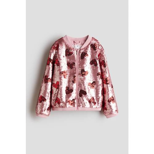 SEQUINED BOMBER JACKET