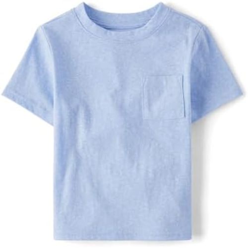 The Children's Place Baby Boys' and Toddler Short Sleeve Crew Neck Tees