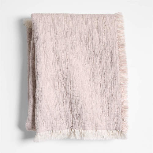Supersoft Organic Cotton Gauze Classic Violet Rose Baby Stroller Blanket